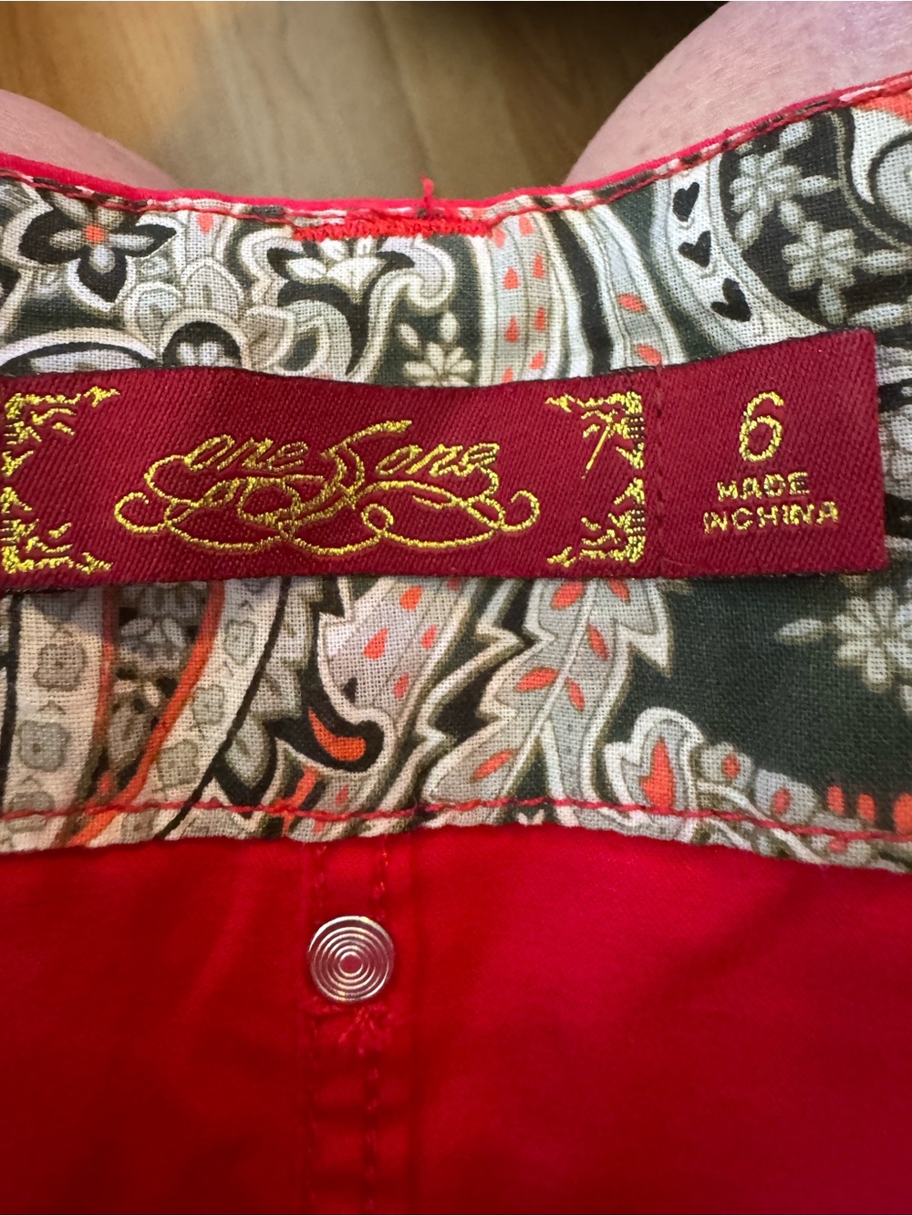 Red Women’s Shorts - Size 6